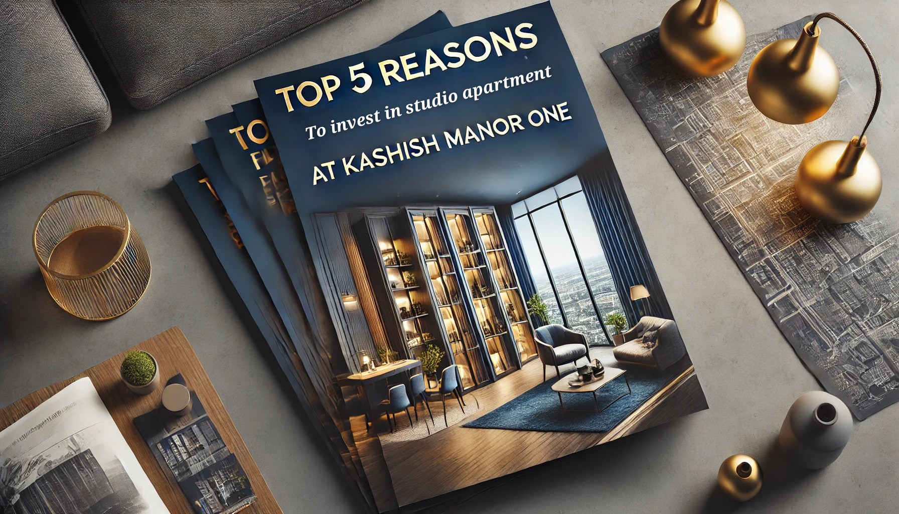 Top 5 Reasons To Invest In A Fully Furnished Studio Apartment In Gurgaon At Kashish Manor One