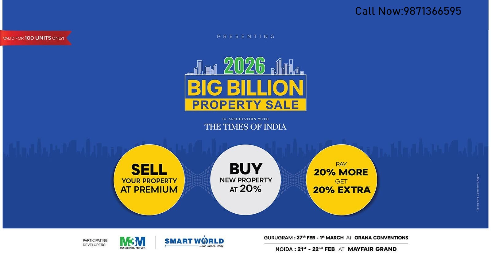 M3M Smartworld Big Billion Property Sale 2026 – A New-Age Real Estate  Opportunity