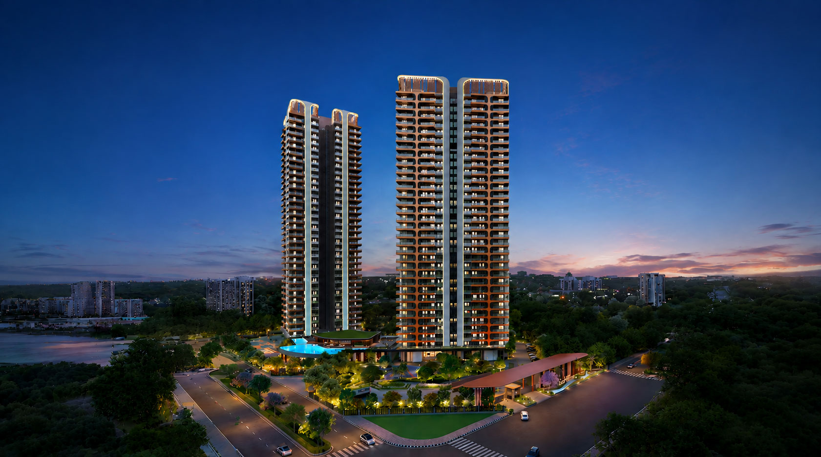 HCBS Twin Horizon Sector 102 Gurgaon – Premium 3 & 4 BHK Homes