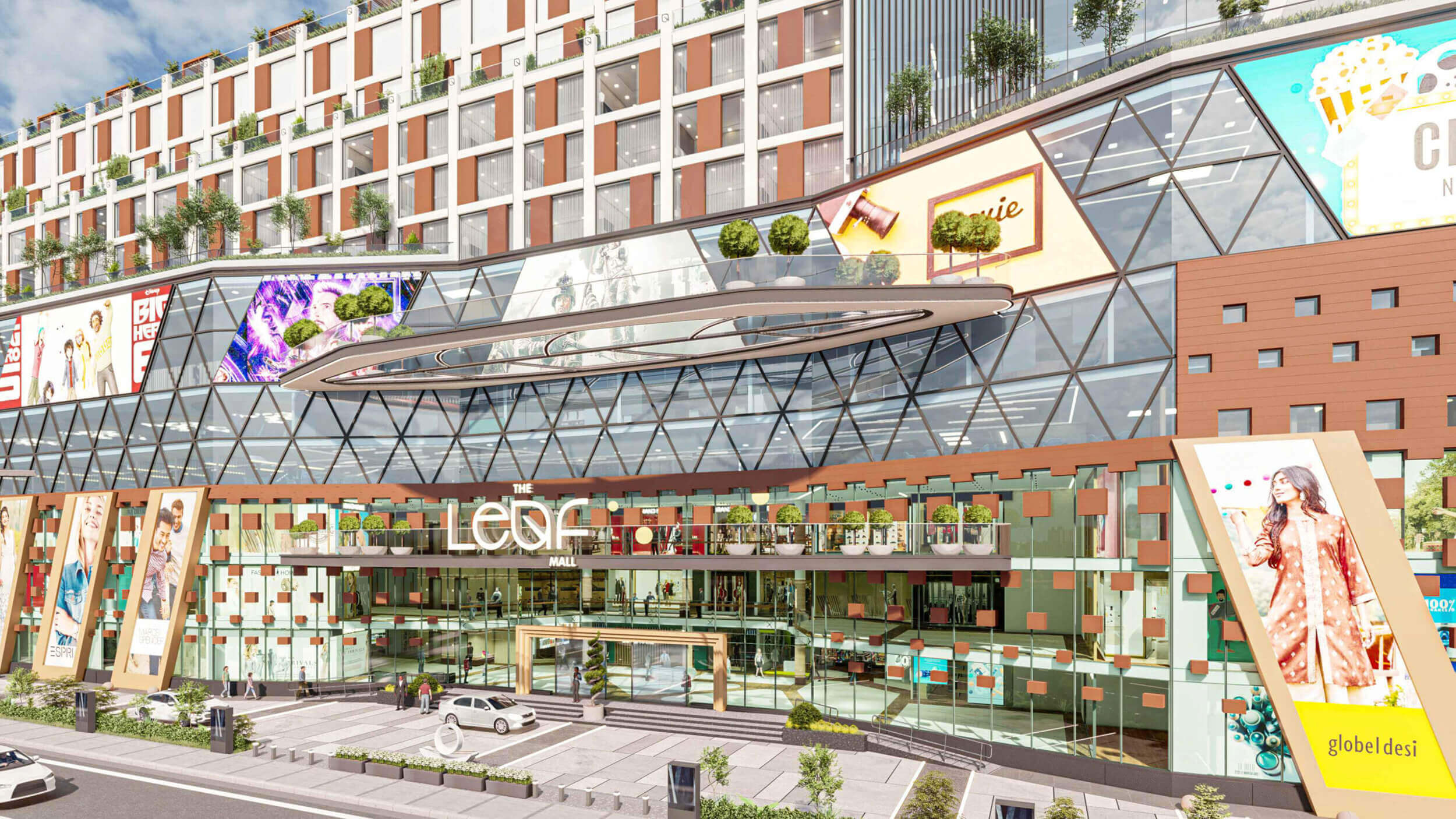 The Leaf Mall Sector 34 Sohna, Affordable Shops In Gurugram gallery photo