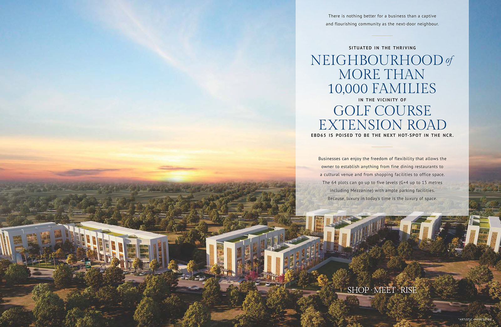Emaar Business District 65 Gurgaon, SCO Plots In Gurugram gallery photo